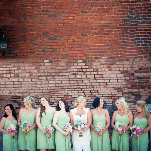 Multi-Color Bouquets: Charming Southern November 2013 Wedding